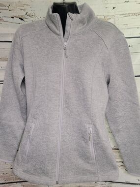 Stormpack Sync3 Women's Full Zip Fleece Jacket Light Gray Size Large
